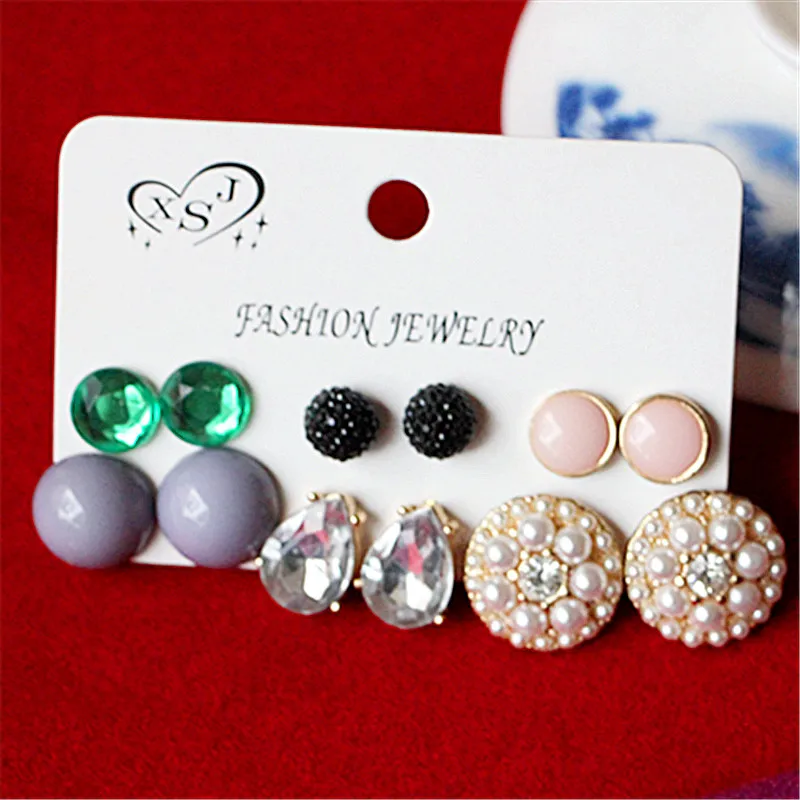 Новые модные женские Украшения оптовая продажа серьги с жемчугом для девочек на