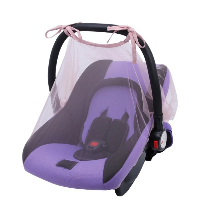 

HUYU Mosquitos and Flying Insects Net Perfect Fit for stroller Baby Carriage Net for Car Seats & Carriers