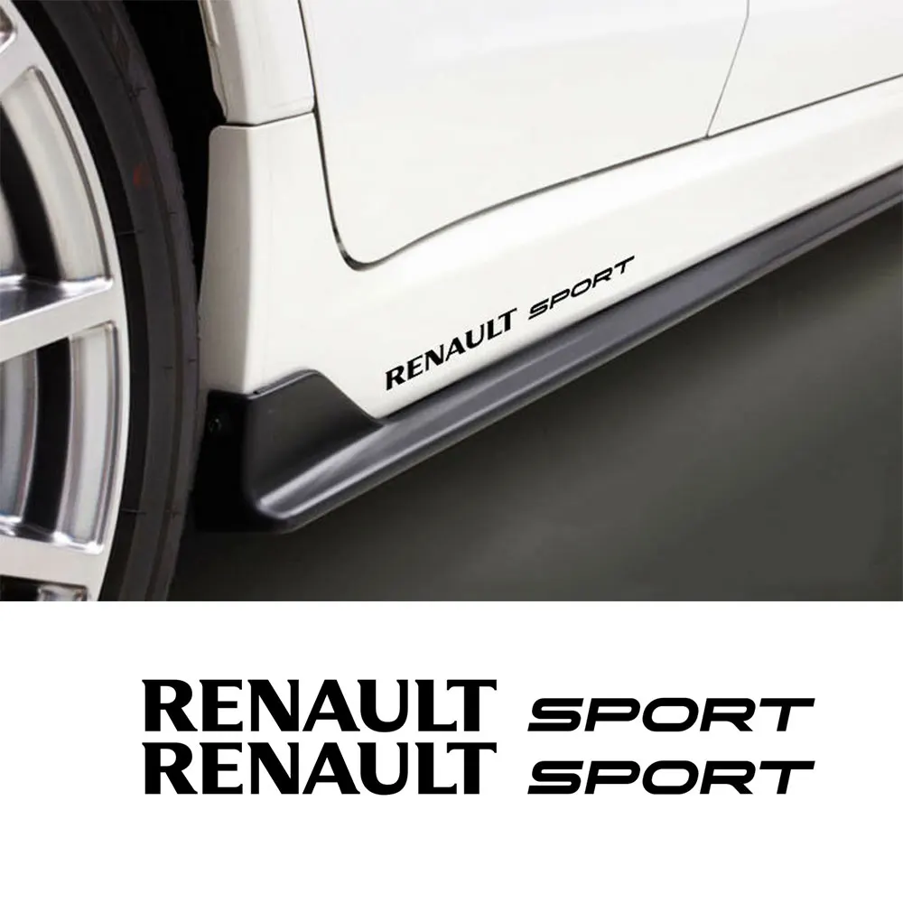 

28X3cm RENAULT SPORT 2x Side Skirt Stickers Car Decals Graphics
