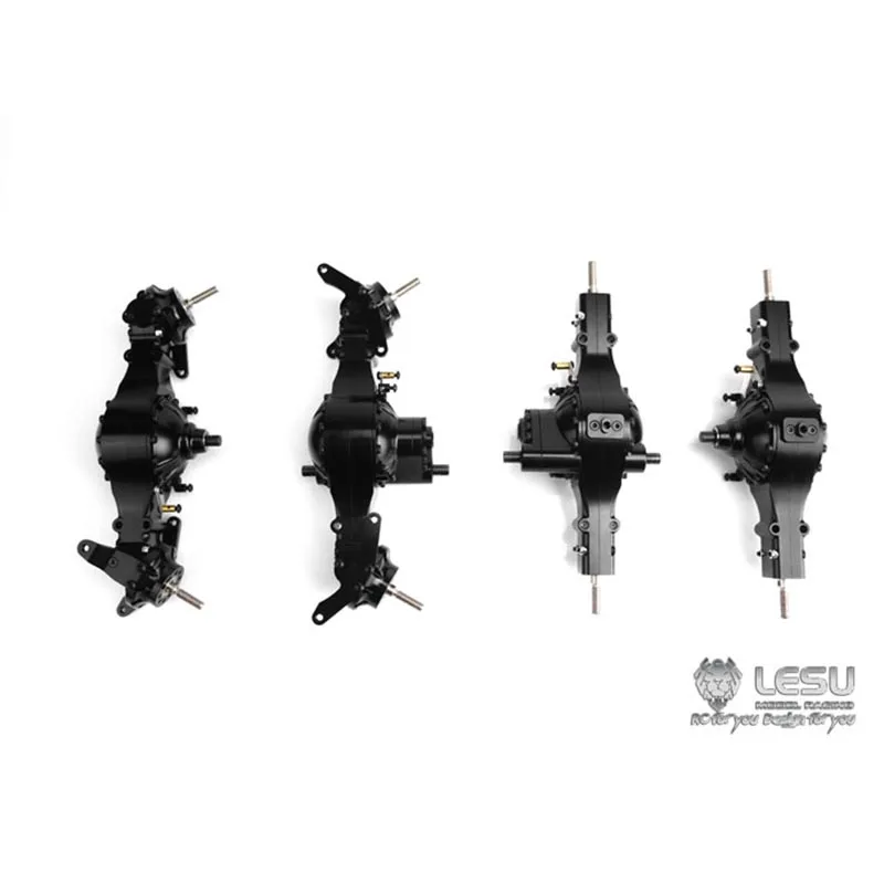 LESU металлический дифференциальный замок Передние Задние оси для RC TAMIYA 1/14