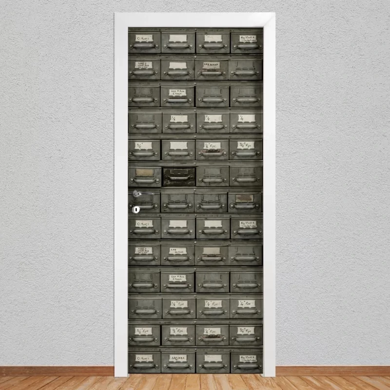 

Home Decor DIY Cabinet Door Print Box Environmental Protection Sticker Self Adhesive Art Paper for Living Room PVC Waterproof 3D