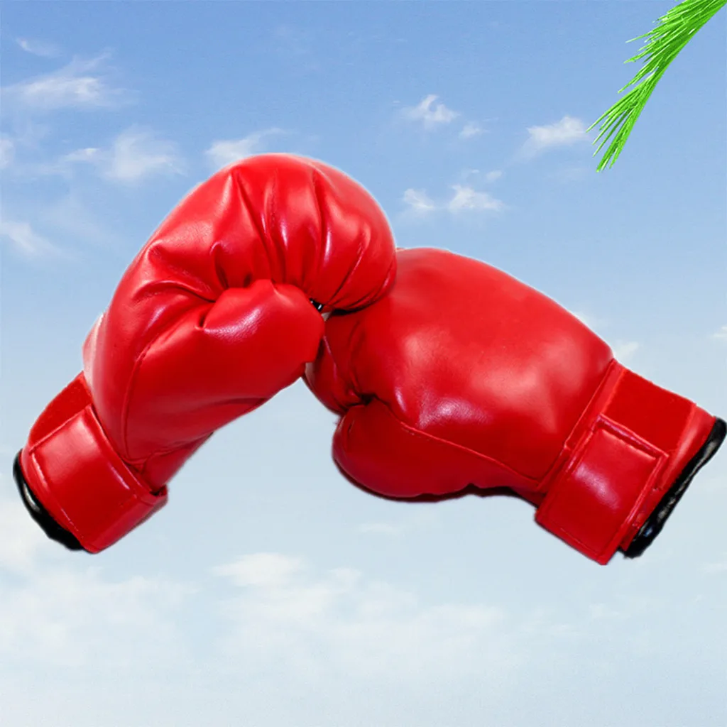 Уличные мужские и женские боксерские перчатки из искусственной кожи для