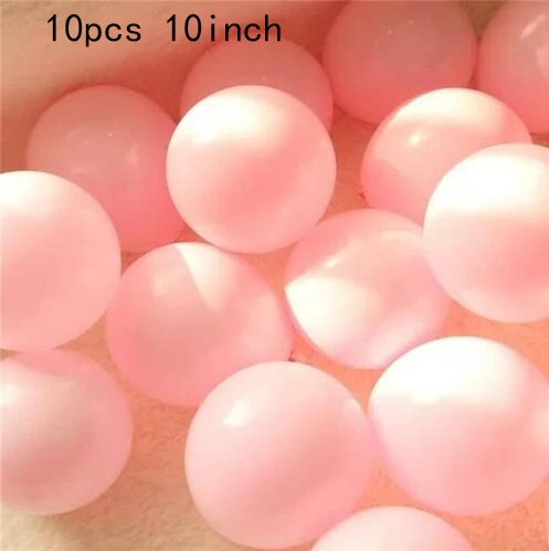 10pcs 10 шт 10 дюймов 2,3 г мраморный агат Радуга круглый латексный шар украшения на свадьбу на день рождения Единорог вечерние принадлежности для детского душа - Цвет: 10pcs