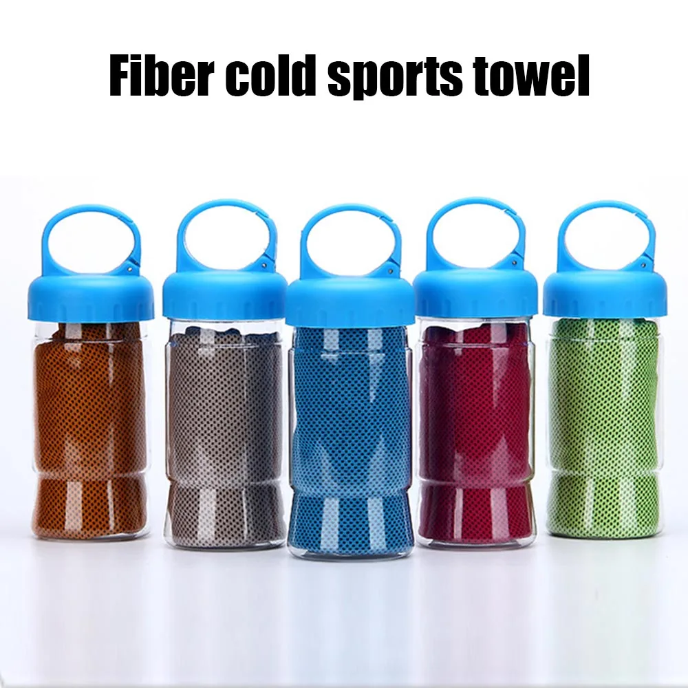 

Новое быстроохлаждающее полотенце, домашний текстиль с чехлом для хранения, детское летнее полотенце, повязка на голову, бандана, шарф для с...