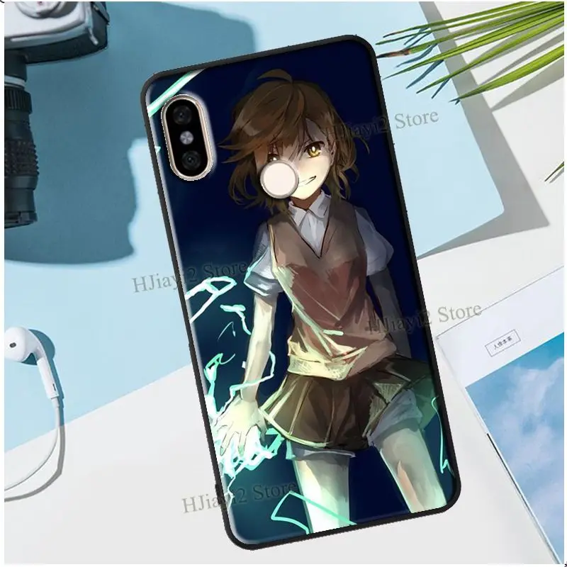 Чехол Misaka Mikoto для Xiaomi Redmi Note 11 8 9 10 Pro 10S 9A 9T Mi Lite 11T POCO X3 M3 M4 F3