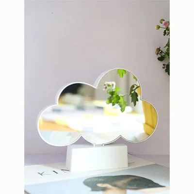 Cloud Батарея 3D новизны лампы с изображением луны и звезд, бесконечность туннельный светильник для детей светодиодный зеркальная лампа, лампа светильник с милым сердечком домашний декор - Цвет: Cloud
