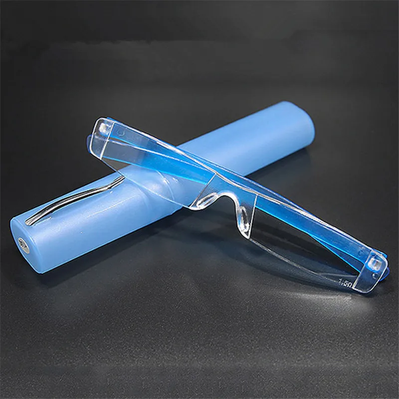 Слитные пластиковые очки для чтения ульсветильник держатель ручек в коробке