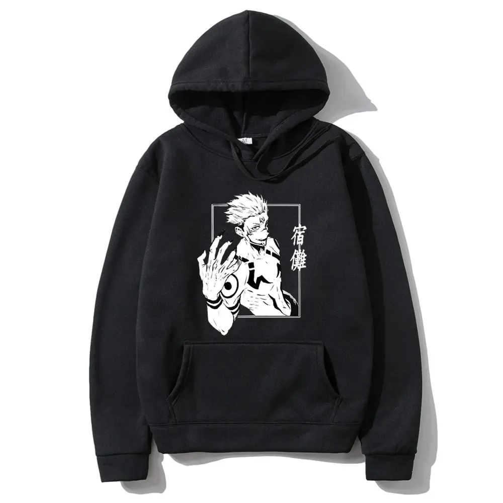 

Japan Anime Jujutsu Kaisen Ryomen Sukuna Fumo Yuchu Print Hoodie Men Women Casual Fashion Hoodies Man Japanese Trend Sweatshirt