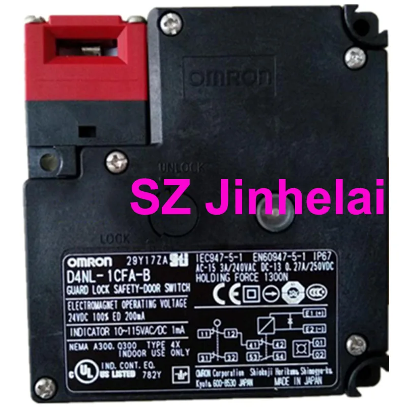 

OMRON D4NL-1CFA-B Authentic original GUARD LOCK SAFETY-DOOR SWITCH