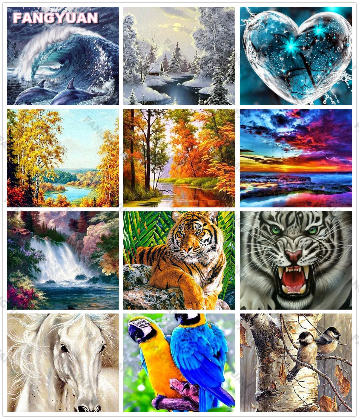 

Nature Forest 5D Diy Diamond Painting Accessories Mountain Sea Full Drill Diamond Embroidery Mosaic Cross Stitch Kit Wall Decor