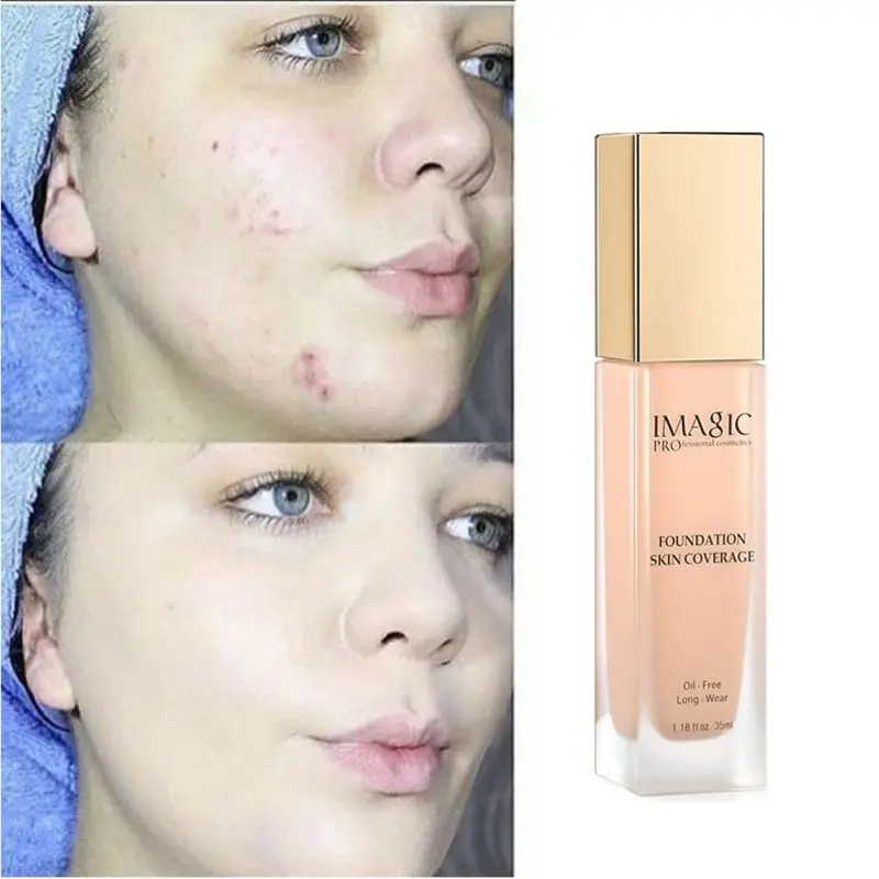 

Face Foundation Keep Makeup Liquid Foundation Base Makeup Matte Oil Control Concealer Full Coverage