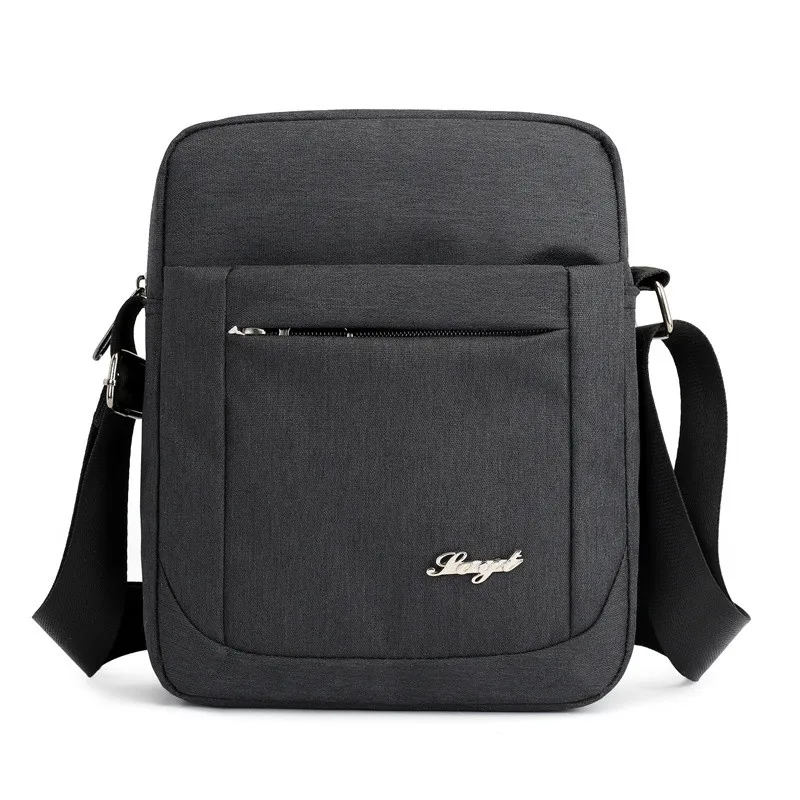 

2021 Men's Nylon Shoulder Bag Small Waterproof Diagonal Men Crossbody Bags Black Messenger Business Bag Bolsos Mujer Sac A Main