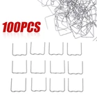 100 шт., предварительно разрезанный степлер из нержавеющей стали 0,8 мм скобы для горячего степлера для автомобиля