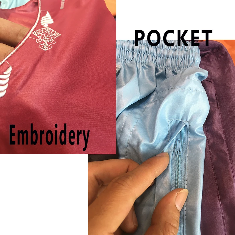 

2020 NEW MODEL Fashionable 5 color Jubba Thobe Embroidery Morocco style abaya Worship Suit for muslim men to pray in Ramadan