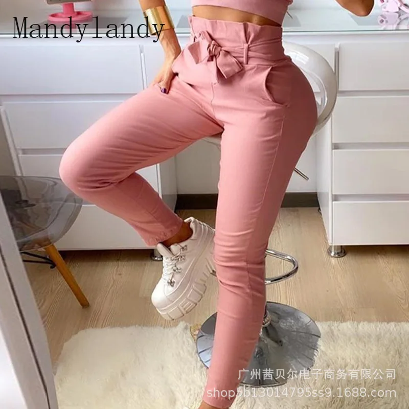 Женский элегантный комплект Mandylandy из двух предметов укороченный Топ без