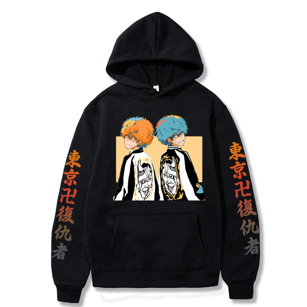 

Hot Anime Tokyo Revengers Men and Women Print Sportswear Comfortable Loose Pullover Hoodie
