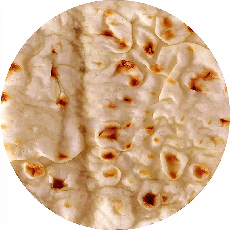 

Pizza Tortilla Tortilla Blanket Pita Lavash Soft Blanket Manta Burrito Koce Wool Sofa Plaid Plush Bedspread Rug for Bed