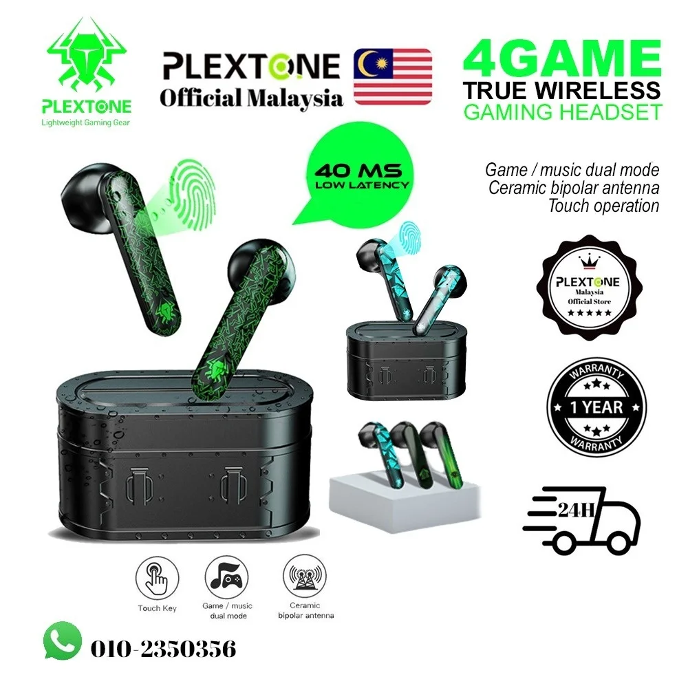 

4Game TWS Bluetooth 5.0 Earphone Headset Gaming IPX5 New Upgraded 40ms