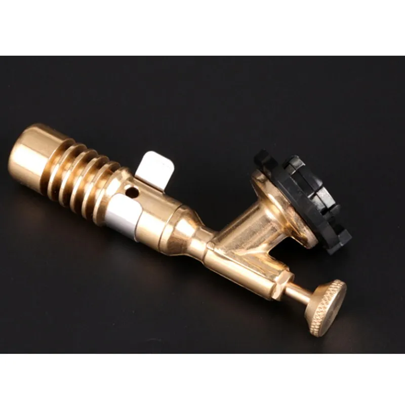 Газовый фонарь пистолет с пламенем медным Бутан газовая горелка зажигалка