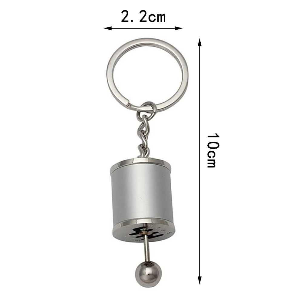 

Metal Key Chain Car Modified Key Ring Gear Shift Knob Type Accessories Freely Shifting Pendant Car Auto Tuning Parts
