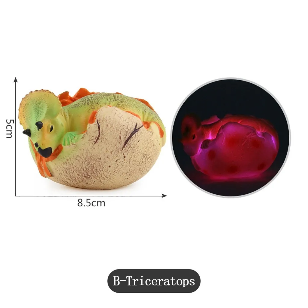 

Novelty Simulation Glowing Dinosaur Egg Light Model Children's Toys Gifts Children's Leisure Toys Puzzle Juguete #GM