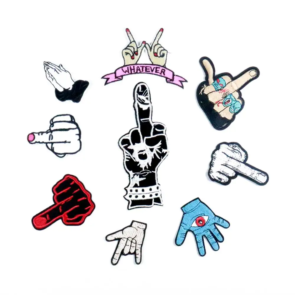 Нашивки для одежды в стиле рок-панк 9 шт. | Дом и сад