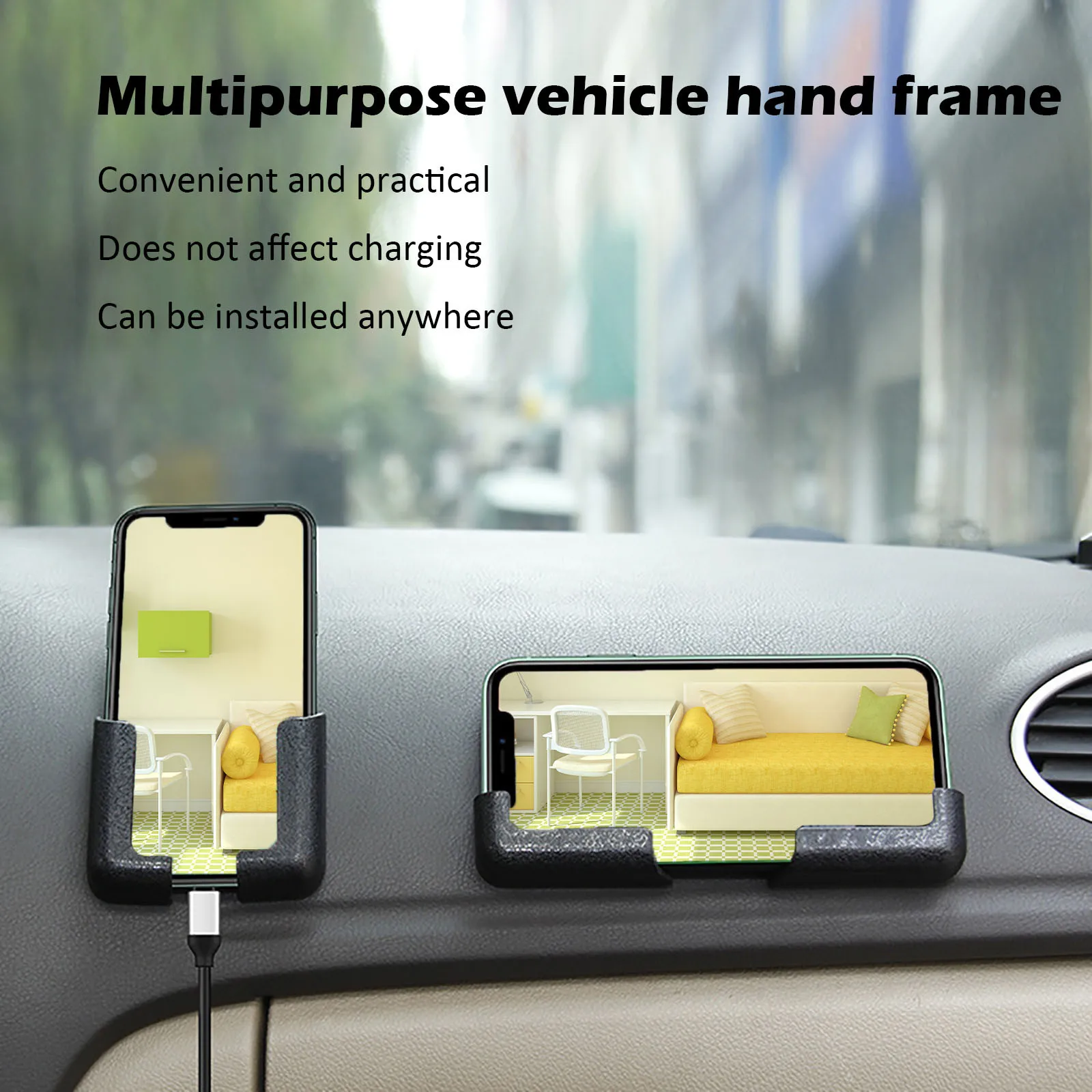 1 пара универсальная самоклеящаяся мобильный телефон держатель аксессуары для