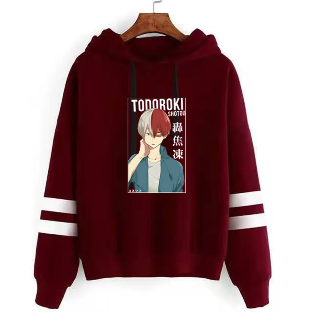 

Man Hoodie Hot Anime My Hero Academia Fashion Long Sleeves And Loose Round Neck Autumn