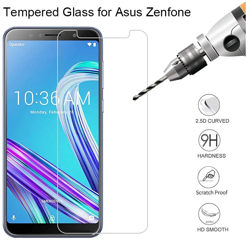 Закаленное стекло для Asus Zenfone Max Pro M1 ZB601KL 4 Plus 4Selfie 5 Lite 5Z на ZB570TL ZC600KL ZE620KL ZC554KL