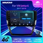 Автомагнитола NAVICAR, 2DIN, Android 10, для Volkswagen Jetta 6 2011-2018, стереоприемник, GPS-навигация, Авторадио, Bluetooth-плеер IGO