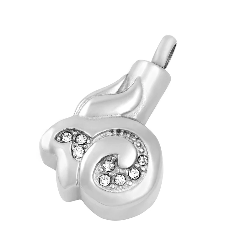 Keepske памятный кулон для праха ожерелье/золото/розовое золото 316L из нержавеющей