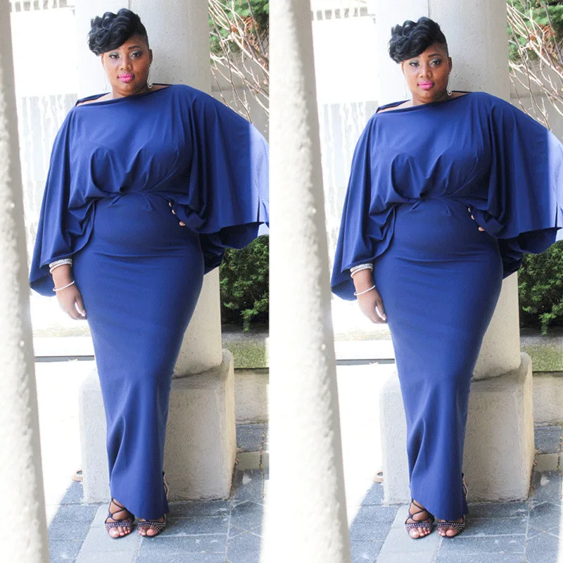 Размера плюс Для женщин длинные Вечеринка платье на выпускной Платье подружки