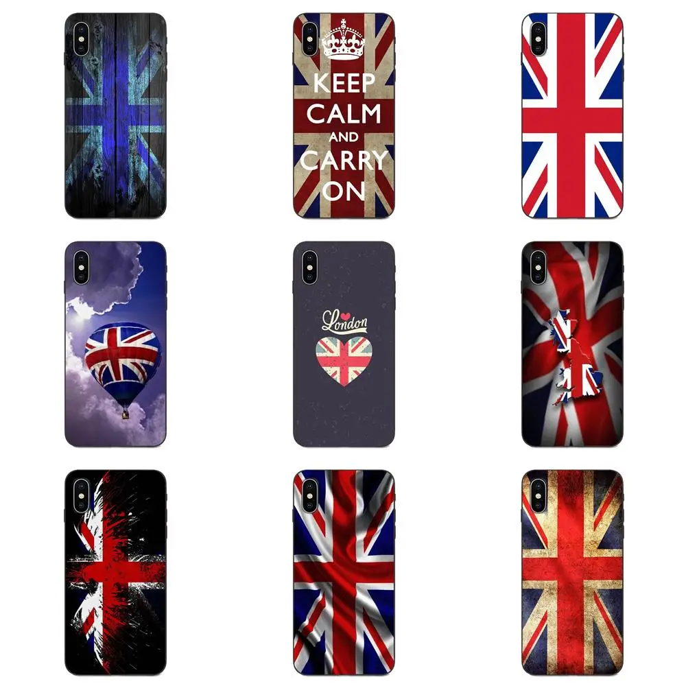 Мягкие чехлы для телефонов Xiaomi Mi Mix Max Note 2 2S 3 5X 6 6X 8 9T SE A1 A2 A3 CC9e Lite Play Pro F1 Uk Flag Union
