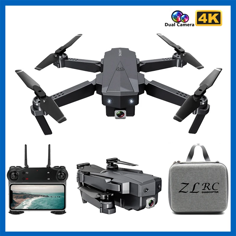 

ZLL SG107 Mini Drone 4K WIFI FPV Single Camera Drone profesional Dual Camera optical flow 50X time zoom Quadcopter RC Dron