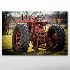 Винтажные трактор машина настенные художественные плакаты Печать на холсте художественные картины для гостиной Декор