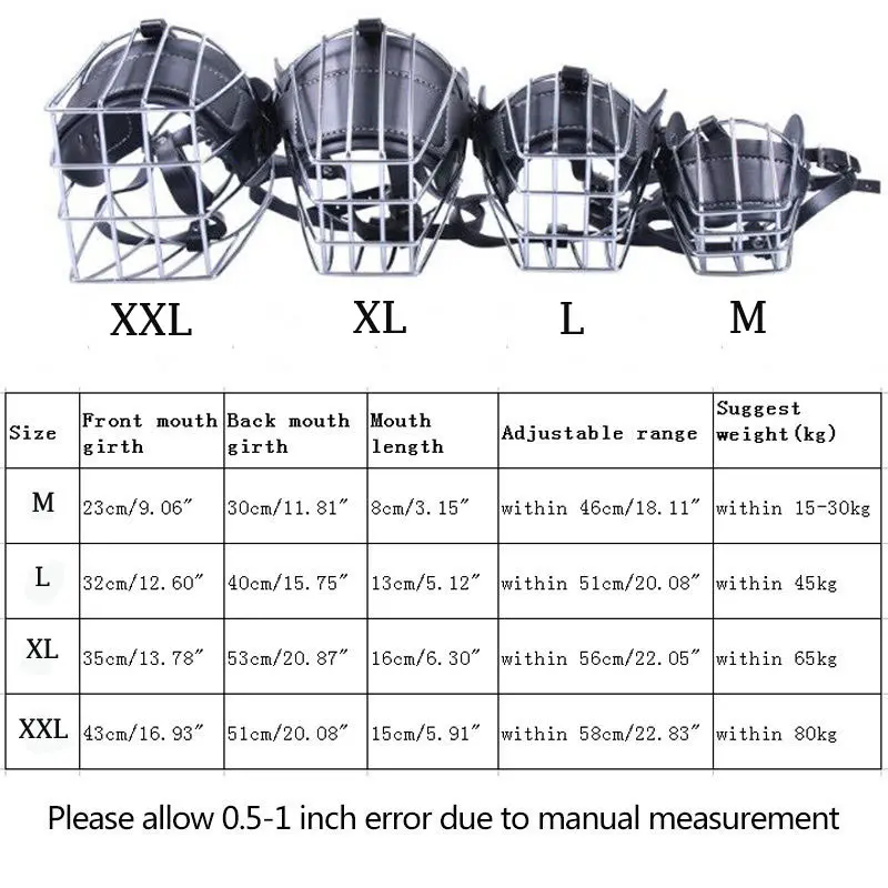 Новинка 2020 черная/коричневая прочная металлическая корзина для собак намордник