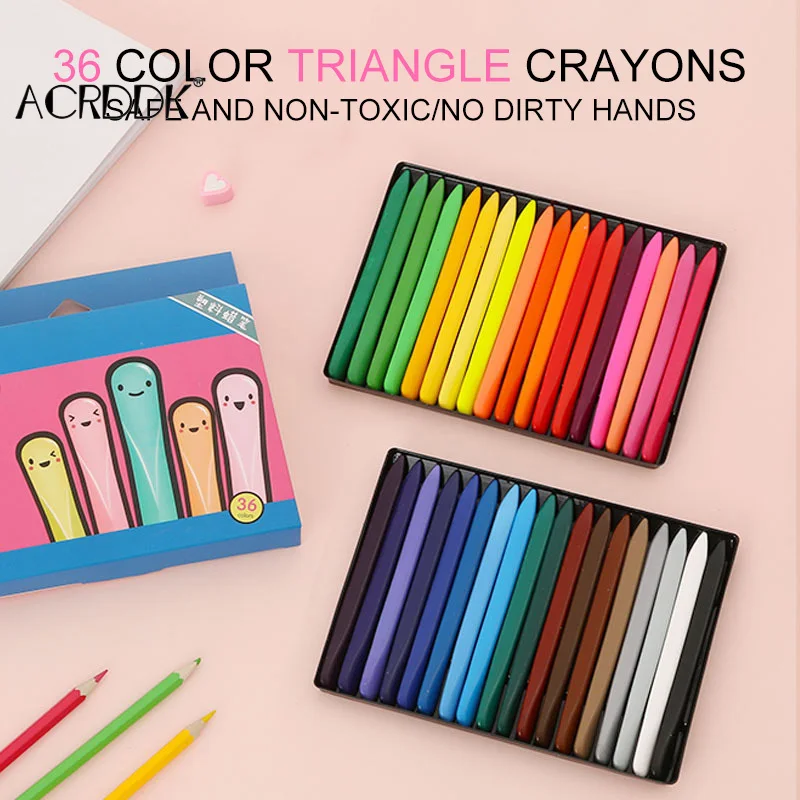 

Карандаши треугольной формы для детей и студентов, 6 цветов