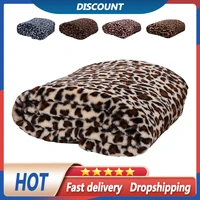 cozy throw blanket leopard pattern bedspreads 100 polyester fiber blanket for children home