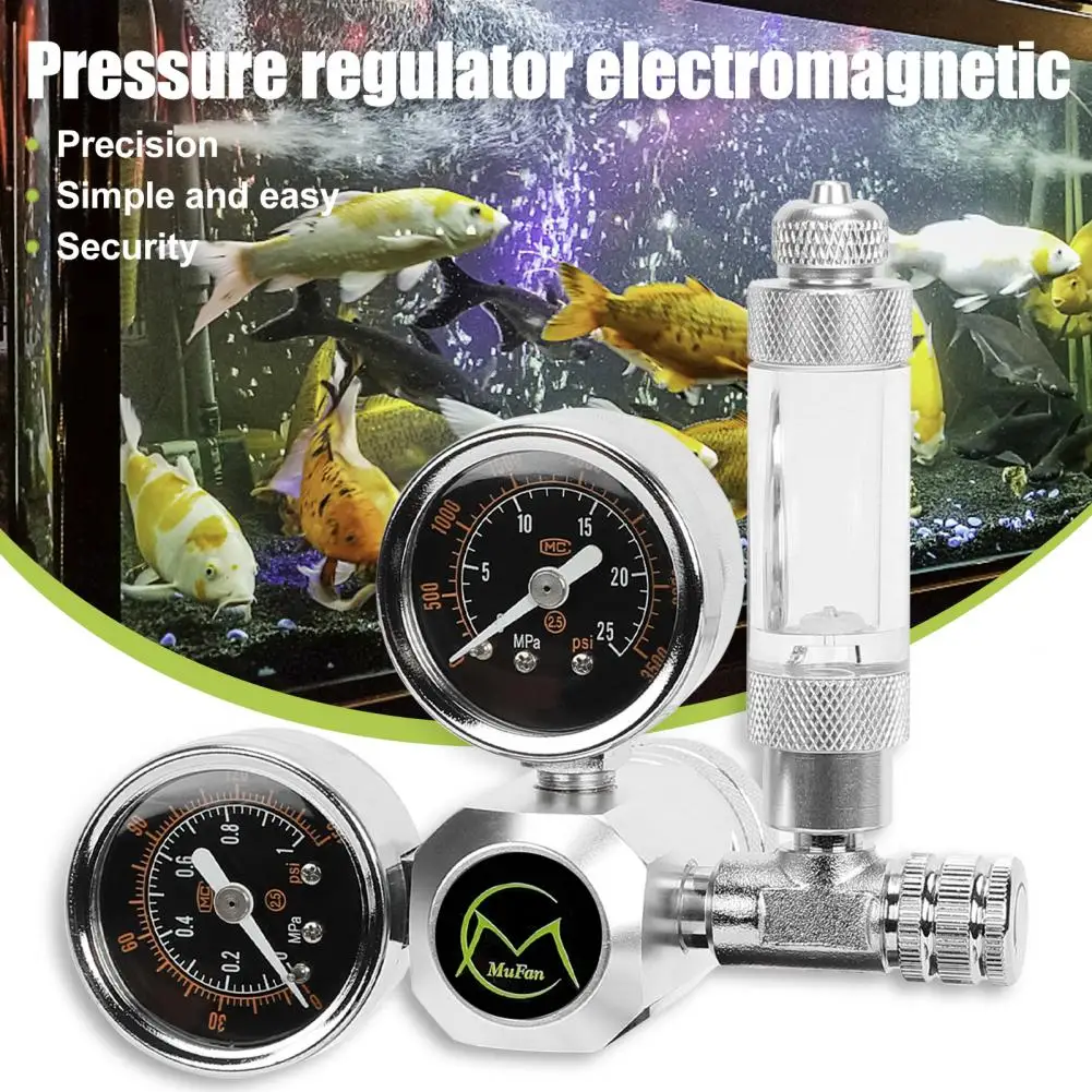 

Aquarium CO2 Regulator Low Power Consumption Aquarium CO2 Pressure Regulator