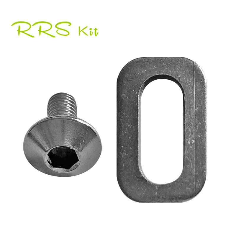 

Rrskit Road Bicycle Pedal Cleats 6x Washers + 6x M5 Screws Wrench For Keo Cleat Repair M5 Screw Gasket No-slip Accessory