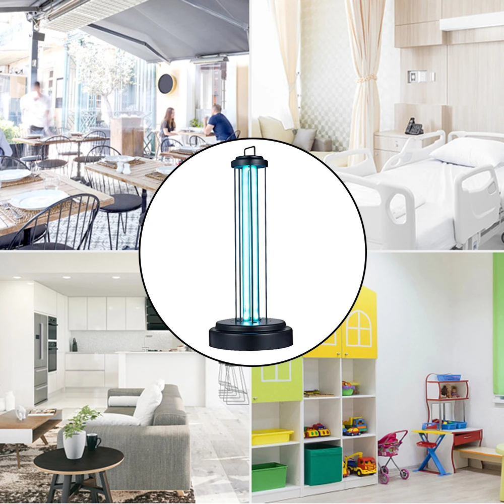 

Remote Control Timing Ultraviolet UV Sterilizer Light Disinfection Lamp 38w Portable Home Bactericidal Germicidal Lamp Desktop
