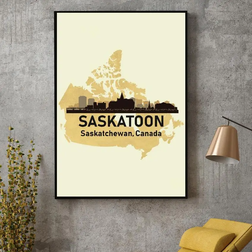 

Saskatoon Canada Art Canvas Poster Home Decoration Painting No Frame