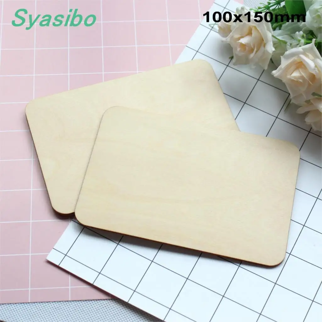 

(2pieces)100x 150mm Wooden Wedding Invitations Postcard Wood Save the Date Birthday Party Invitation Laser Cut -CT1570
