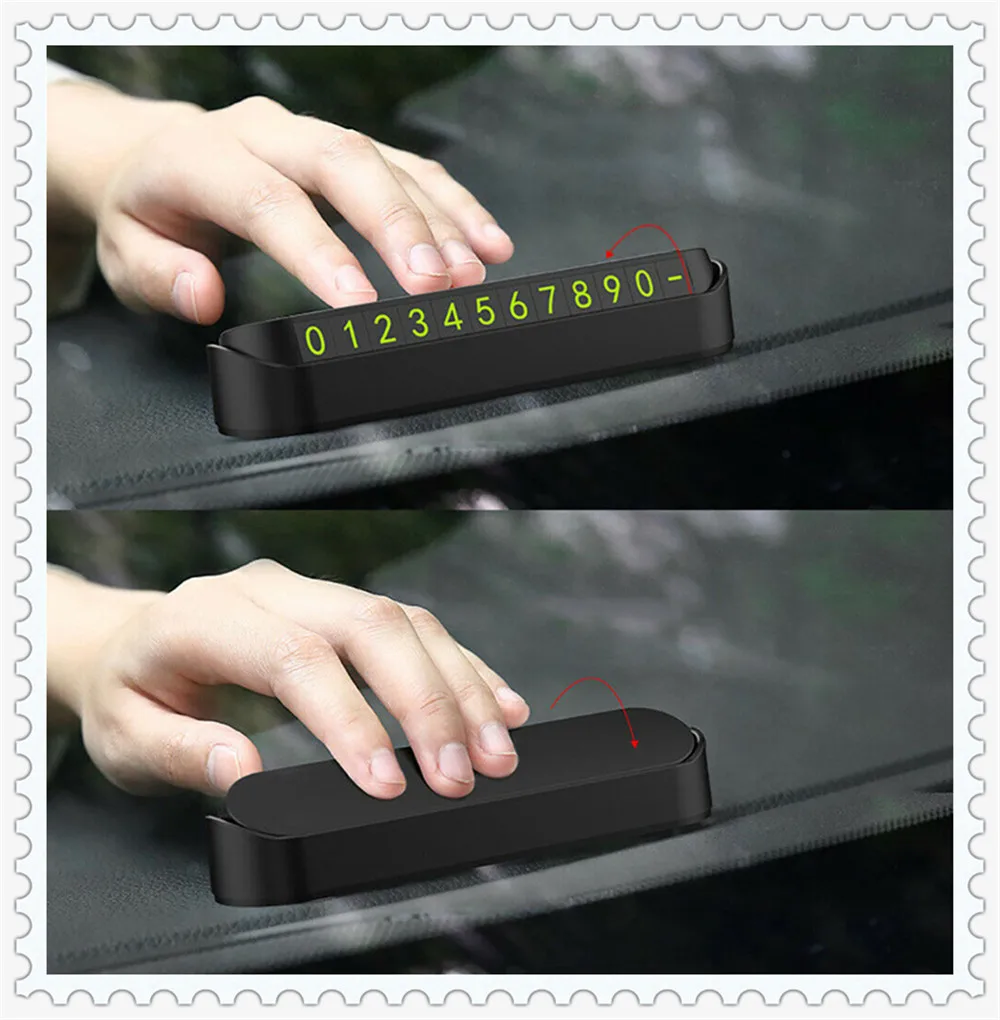 

1pcs Car parking number plate phone Accessories for BMW E89 E61 E60 F82 M4 E38 E65 E63 i8 and i3 E39 F33 F36