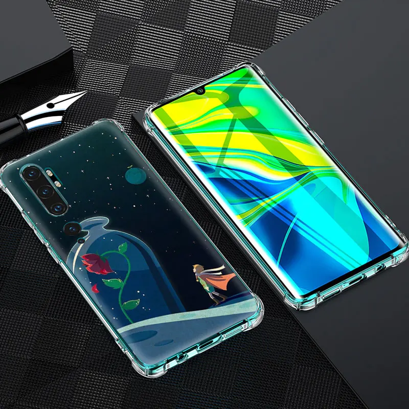 

Cover For Xiaomi Mi 9T Capa For Xiaomi Mi CC9E A2 10T Note 10 Lite Pro 5G Airbag Dustproof Phone Cases Comic The Little Prince
