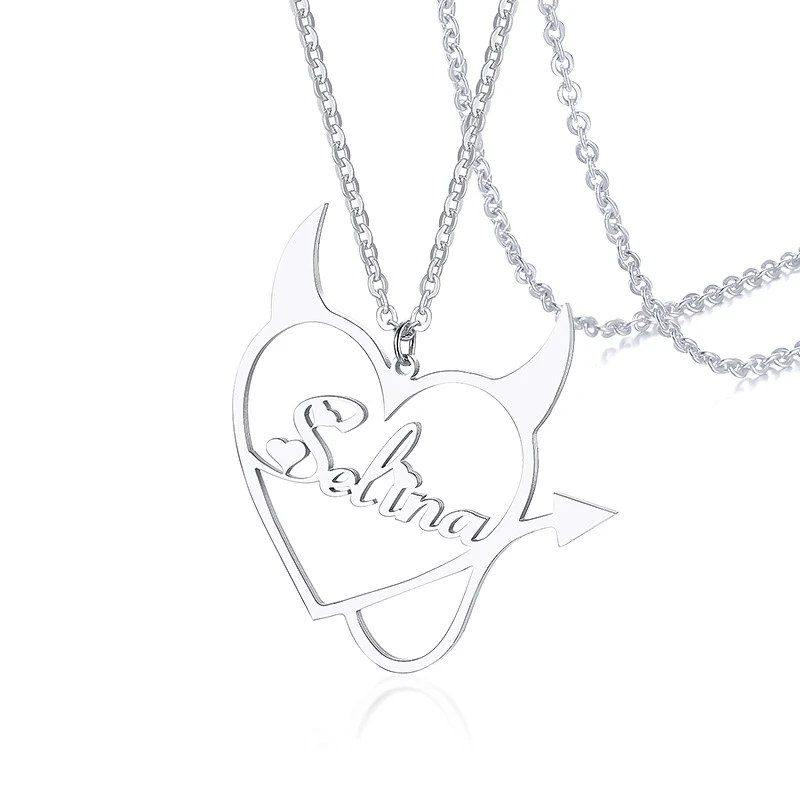 Ожерелье-чокер из нержавеющей стали с изображением кошки монстра и Золотого