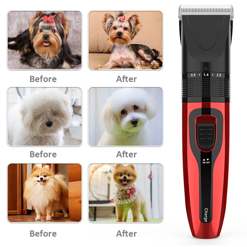 

Electric Shearing Cutter Machine USB Charge Pet Haircut Shaver Clipper Pet Dog Cat Hair Trimmer Grinder Grooming