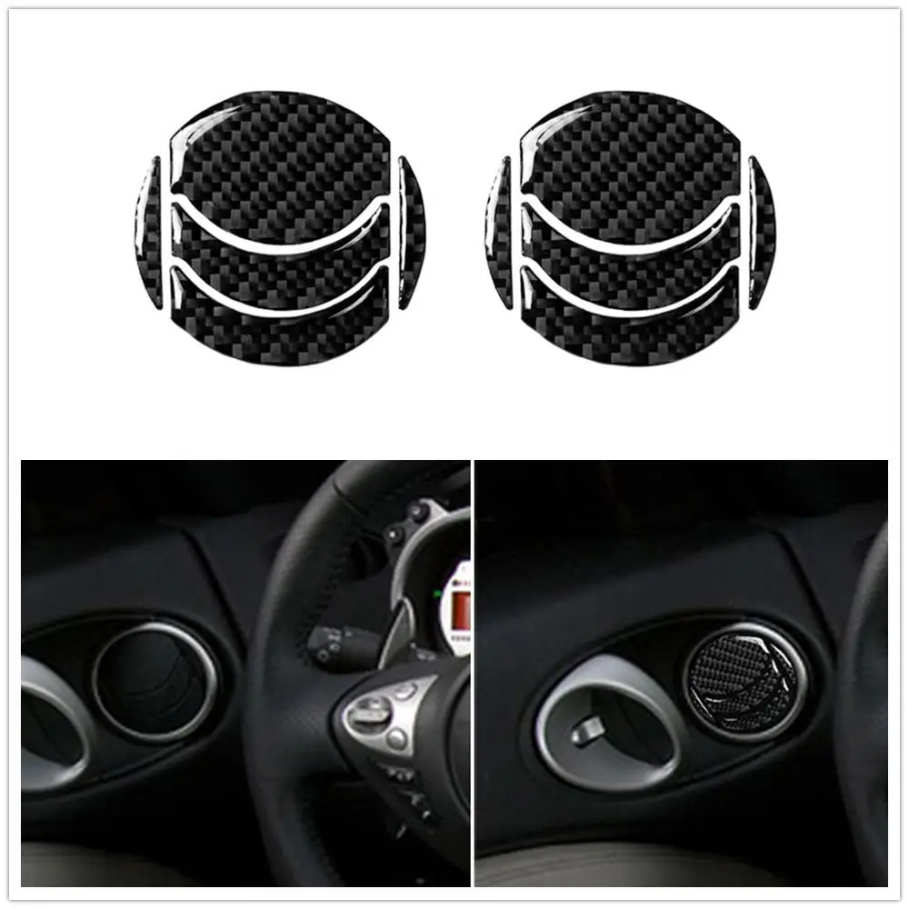Наклейки из углеродного волокна для Nissan 350Z Z33 2006 2007 2008 2009 отделка кондиционера