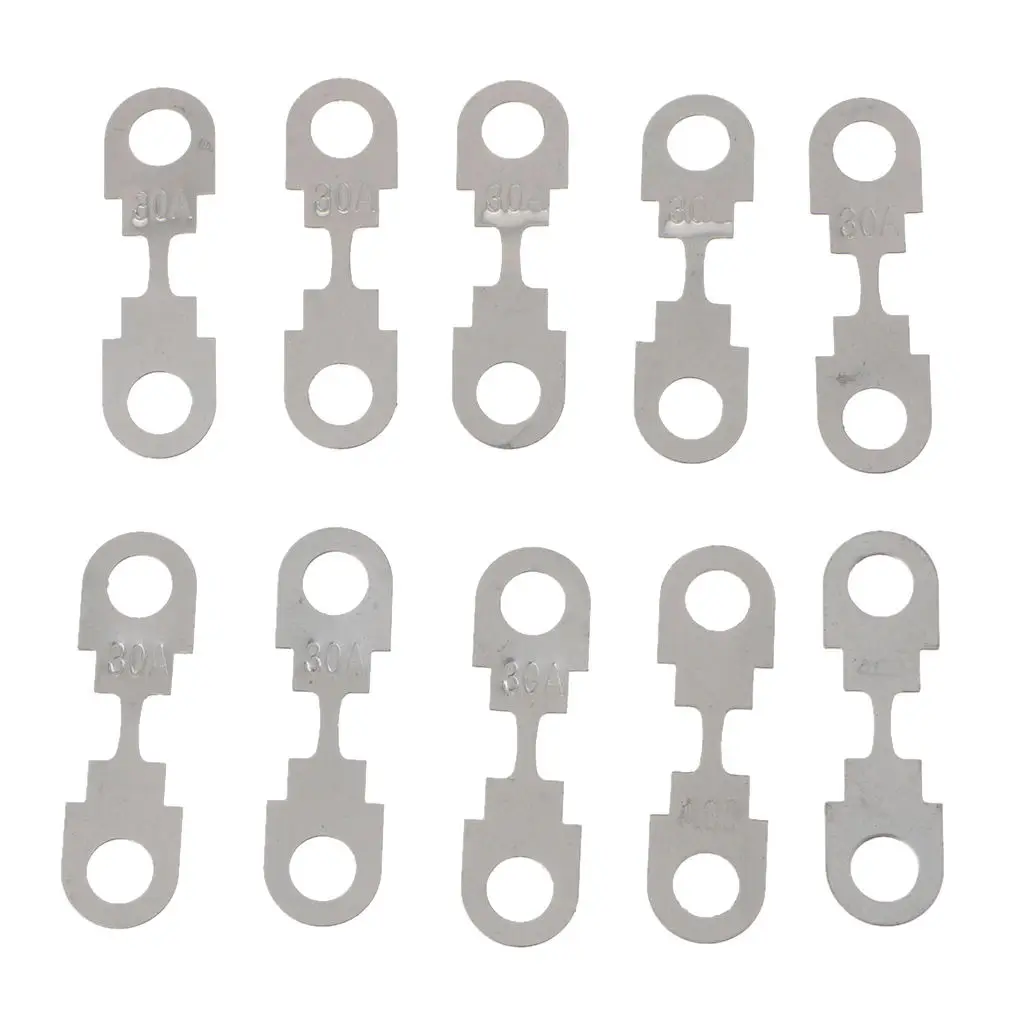 10 шт. автомобильная металлическая плавкая предохранительная лента 12 В