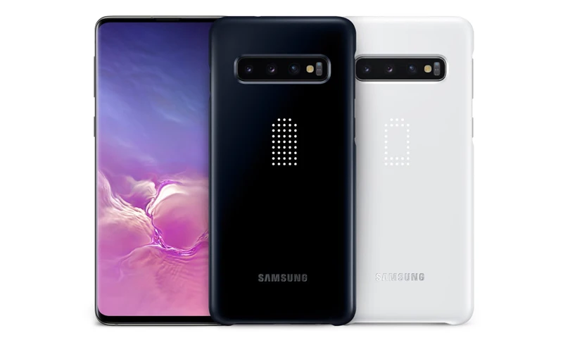 Kup Oryginalny Samsung LED Pokrywa Dla Samsung Galaxy S10Plus S10E S10 S10 Plus SM-G9730 SM-G9750 G9750 Emocjonalny Efekt Oświetlenia Led